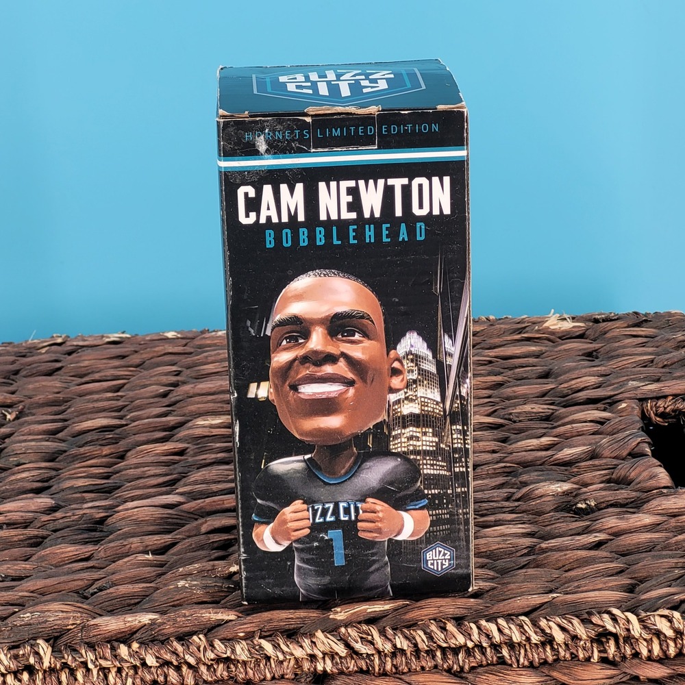 Buzz City Cam Newton Bobblehead Unisex OS Charlotte Hornets Limited Edition